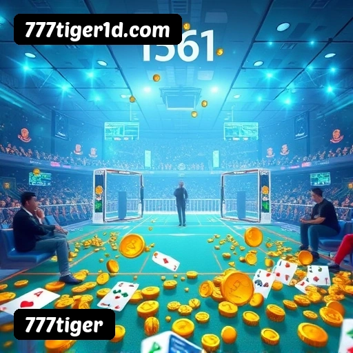 Apostas esportivas na 777tiger — ilustração editorial